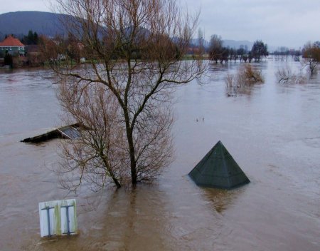 Flood hazard map